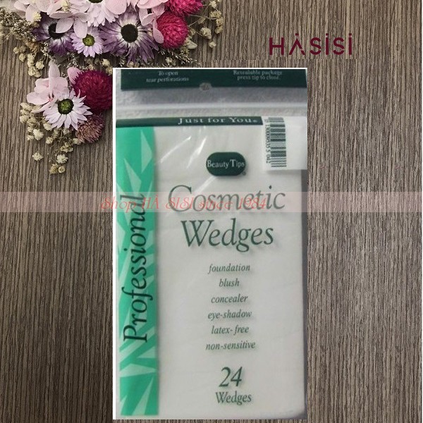 Bông Mút Trang Điểm Tam Giác Mỹ - COSMETIC WEDGES