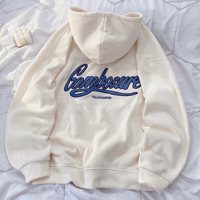 [sẵn] Áo Hoodie Nam Nữ Form Rộng Chữ Thêu KILLWINNER PQK ( ảnh thật )