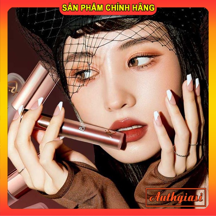Son kem IBIM Bare Mousse Lip Tint mềm mịn môi lâu trôi lên màu cực sang xịn mịn