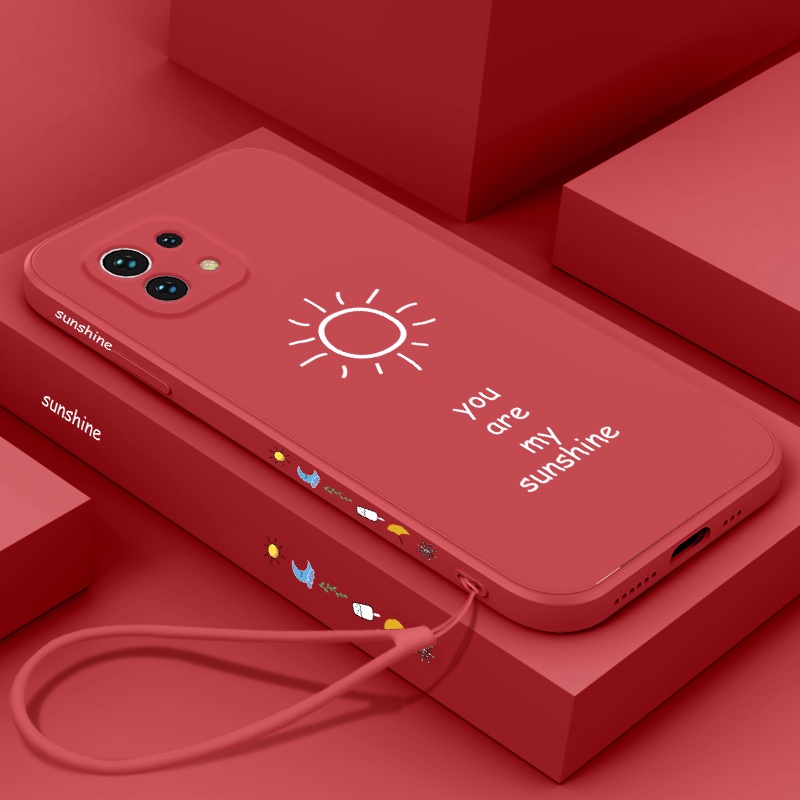 Ốp Điện Thoại Silicon Họa Tiết Mặt Trời Cho xiaomi mi 11 lite xiaomi 11t xiaomi 11 lite 5g ne xiaomi 11t pro Chống Sốc
