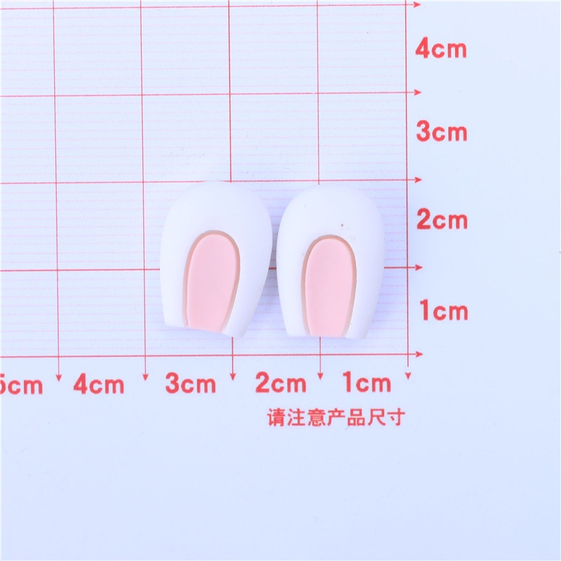 Bộ 10 Cặp Keo Dán Điện Thoại Hình Tai Mèo Thỏ Bằng Nhựa Epoxy Độc Đáo Diy