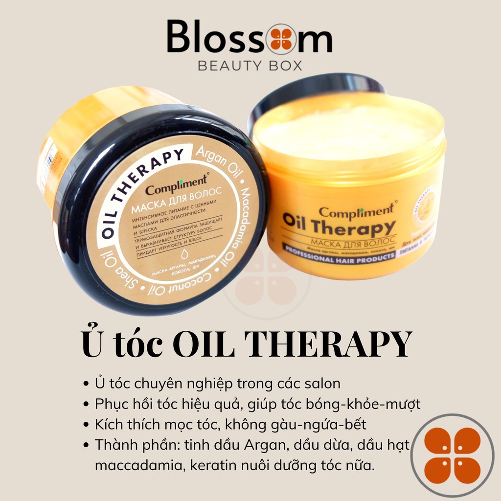 Ủ tóc Compliment Oil Therapy chăm sóc, phục hồi tóc