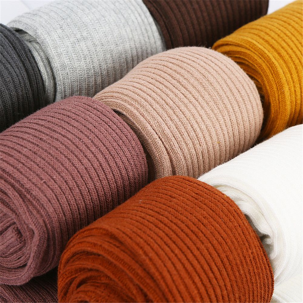 Quần tất cotton màu sắc kẹo ngọt giữ ấm mùa thu đông MIHAN1 cho bé 0-4 tuổi