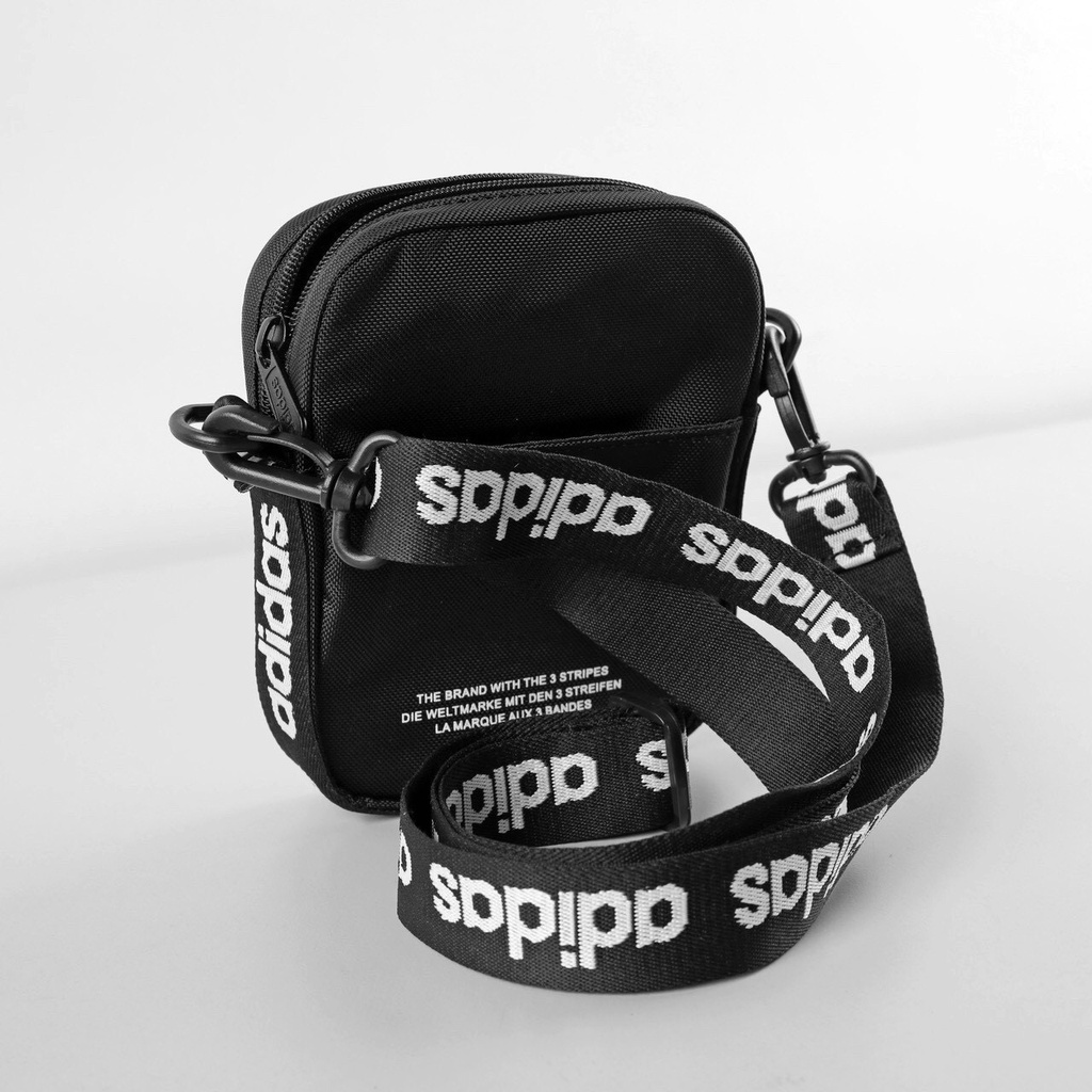 Túi đeo chéo thể thao ADIDAS Festival Mini Black chất vải chống thấm nước