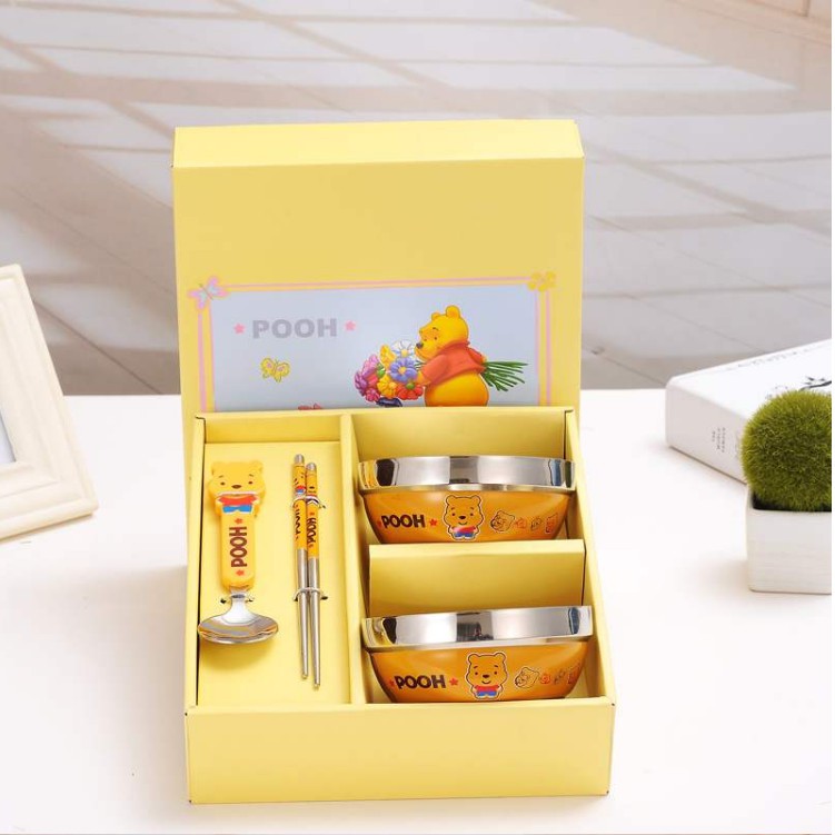 Bộ chén muỗng nĩa doremon - kitty cho bé