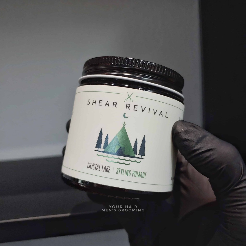 [Tặng Lược] Sáp vuốt tóc Shear Revial CRYSTAL LAKE STYLING POMADE - 96g - Chính hãng USA