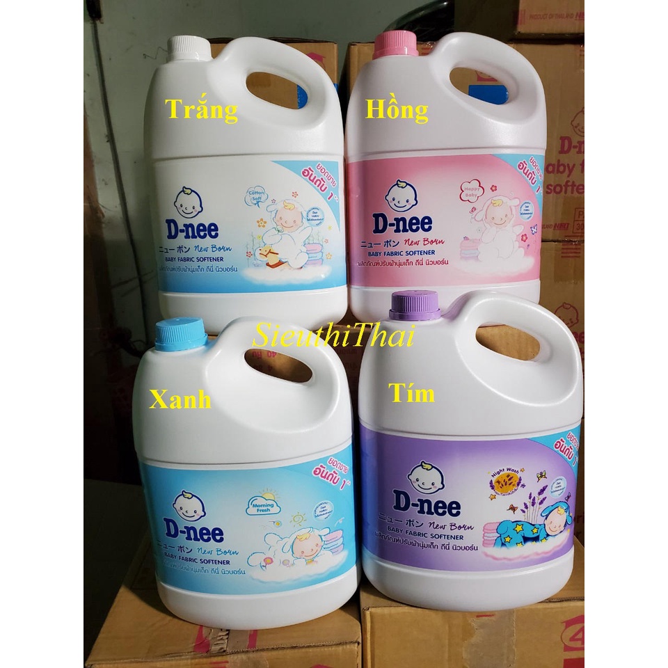 Nước Xả Vải Dnee hàng chuẩn Thái Lan 2800ml mẫu mới