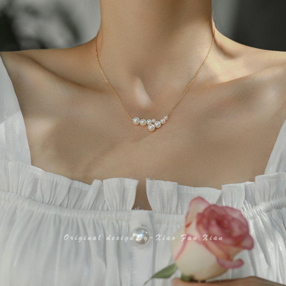 EXPEN Vòng cổ Mặt Nhẫn Đôi Cho Nữ