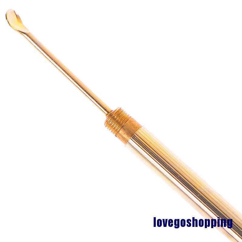 Dụng Cụ Lấy Ráy Tai Màu Vàng Gấp Gọn Tiện Lợi