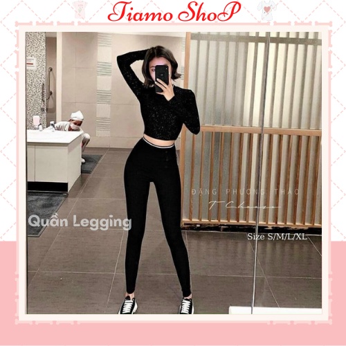 Quần Legging Cạp Cao Nịt Bụng Kèm Hộp,Tôn Dáng Hiện Đại, Sỉ SLL