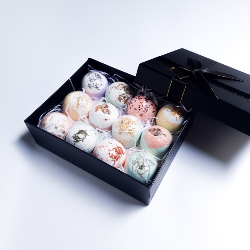 Viên sủi thả bồn tắm bath bomb tạo màu và mùi hương