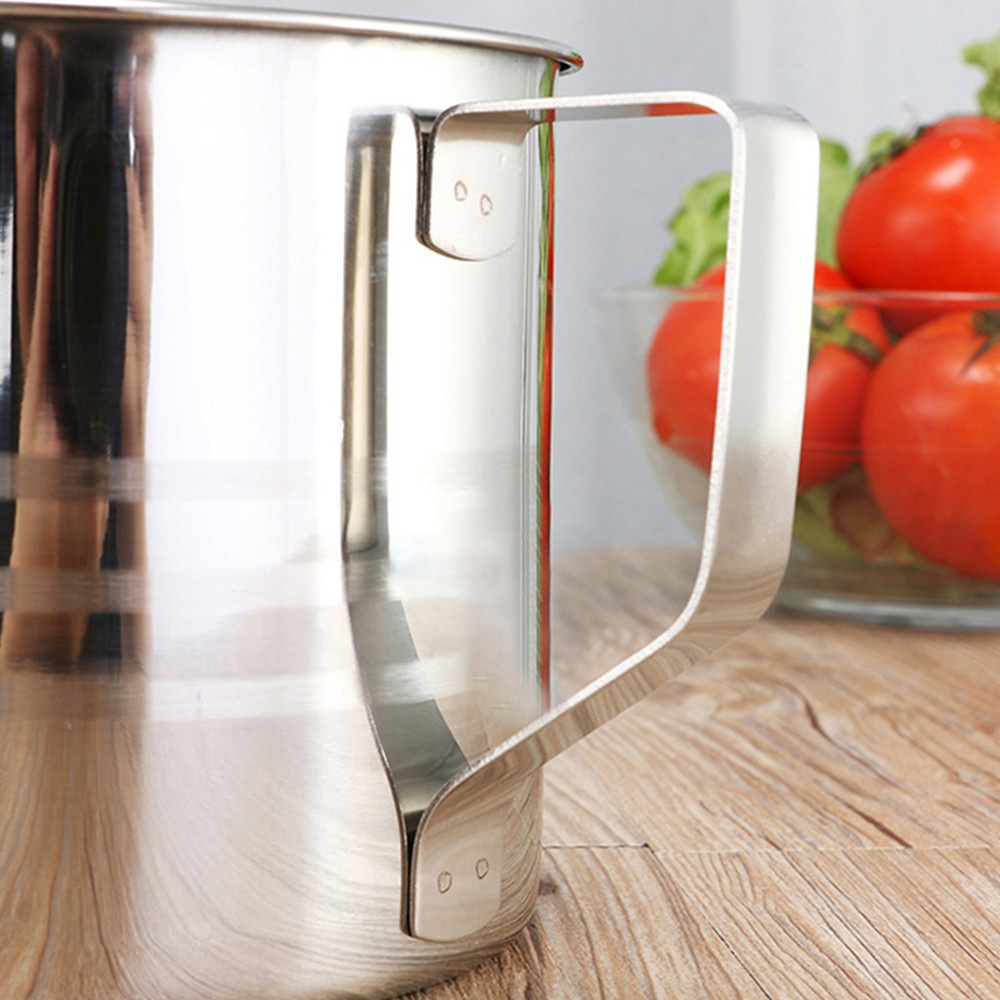 Ca Lọc Dầu Ăn Inox Có khay lọc hiệu quả,không gỉ an toàn cho sức khỏe, nhỏ gọn tiện lợi,tiết kiệm dầu đã sử dụng