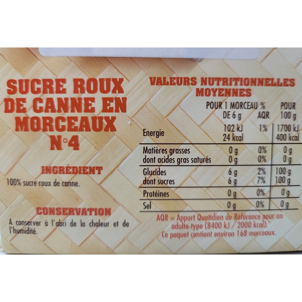 [Hộp 1Kg] ĐƯỜNG MÍA NÂU NGUYÊN CHẤT DẠNG VIÊN [Netherlands] CSN (Cubes) Pure Brown Canne Sugar