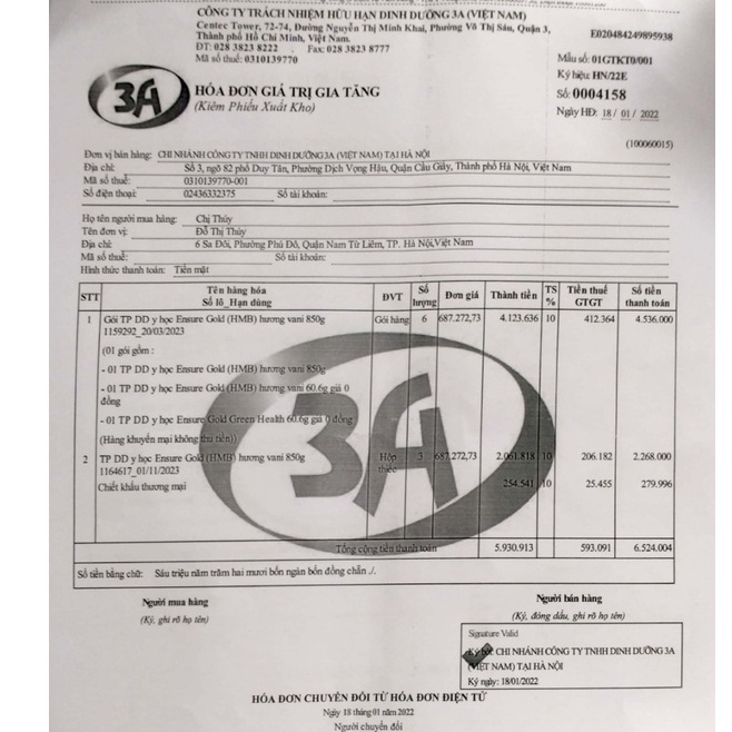 Sữa bột Ensure Gold Abbott hương vani hộp 850g