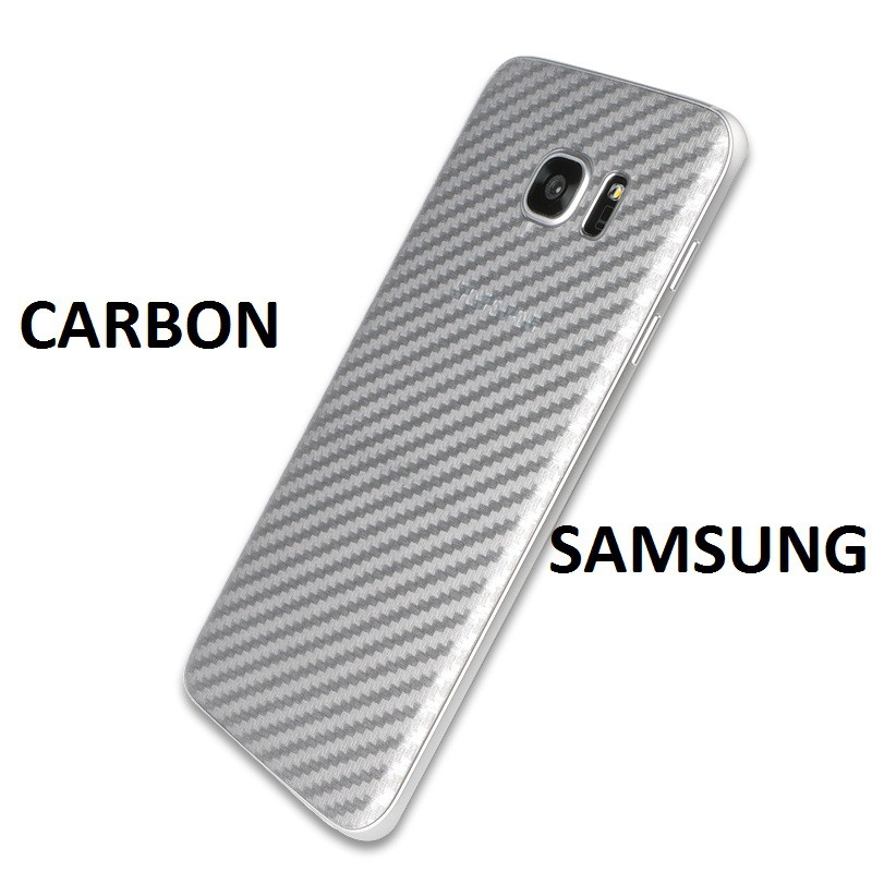 Miếng dán carbon mặt sau dành cho Samsung J2prime A6 A6plus S7edge J7plus J7prime Note9