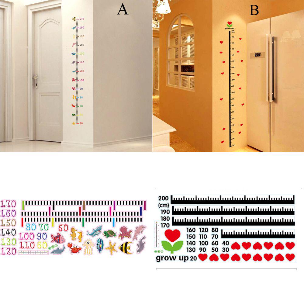 UUMIR Thước đo chiều cao dán tường kiểu dán dễ thương