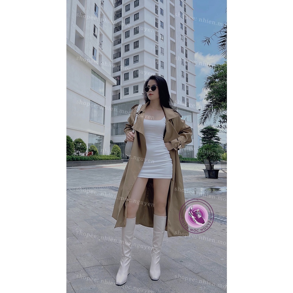 Giày bốt nữ cao cổ, bốt đùi nữ da mềm cao cấp cho nữ ,gót vát 7 phân sang chảnh dễ đi dễ phối đồ