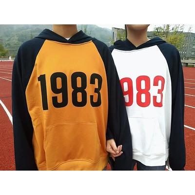 áo hoodie ulzzang hoodie nữ đẹp áo nỉ có mũ mỏng thu đông dài tay raglan form dáng rộng kiểu hàn quốc