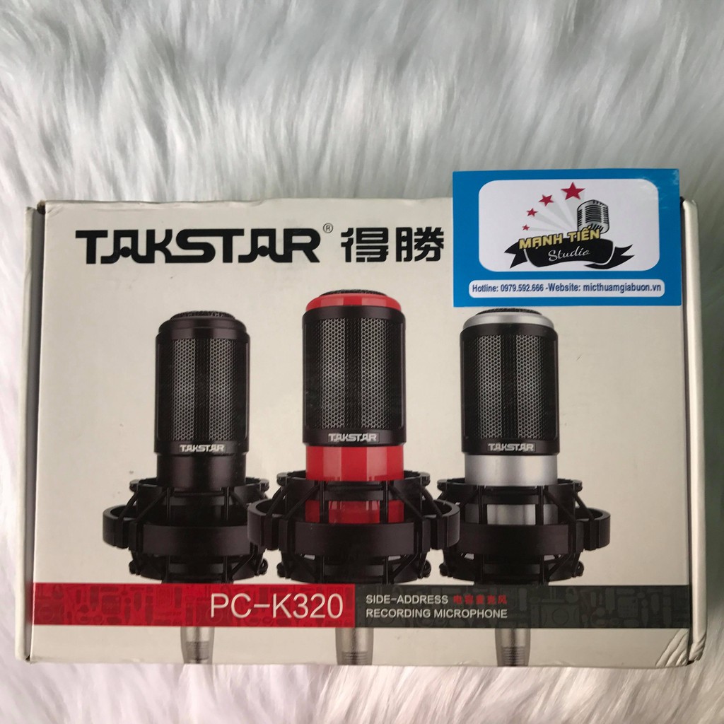 [KÈM VIDEO HÌNH THẬT SẢN PHẨM] Mic thu âm Takstar PC-K320 hát karaoke, thu âm, livestream, bảo hành 12 tháng bắt âm tốt