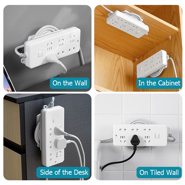 Giá Đỡ Ổ Cắm Điện Gắn Tường Tự Dính Tiện Dụng