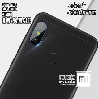 Bộ 01 miếng dán Camera cho máy Xiaomi Redmi 6 Pro Mi A2 Lite - Full Box