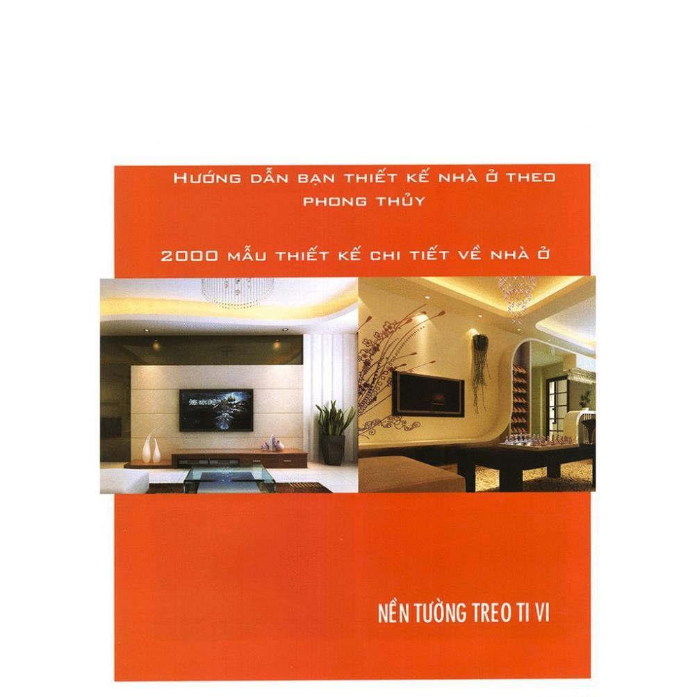 Sách - Thiết kế chi tiết nhà ở theo phong thủy - Quyển màu đỏ - Nền tường [Panda Books] | BigBuy360 - bigbuy360.vn