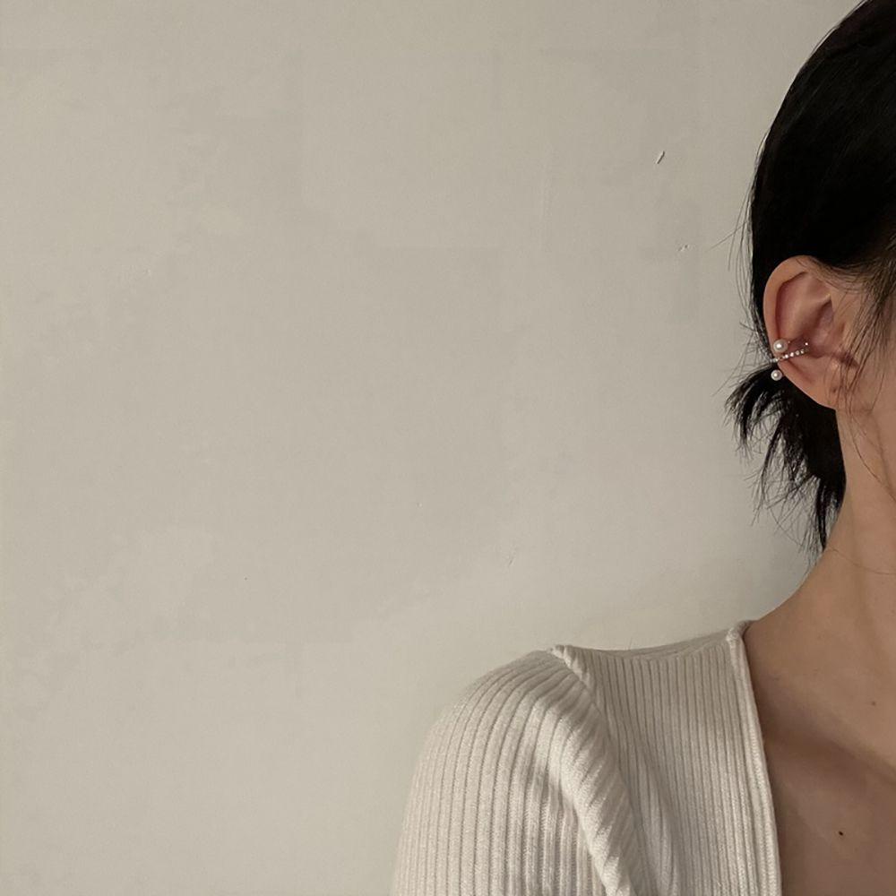 Khuyên Tai Dạng Kẹp Bằng Đồng Đính Đá Ngọt Ngào Dành Cho Nữ