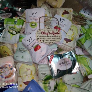 200 miếng mặt nạ Bioaqua dưỡng trắng cấp ẩm