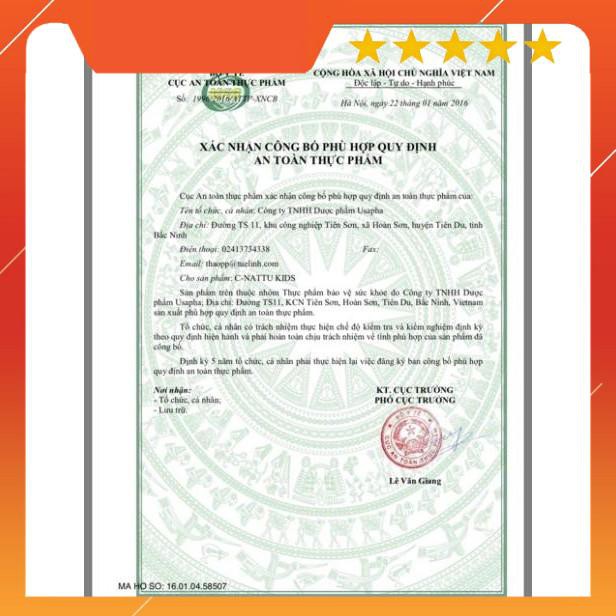 C Nattu Kid (Chính hãng)- Bổ sung Vitamin C và rutin giúp bền vững thành mạch, giảm chảy máu cam, tăng sức đề kháng | BigBuy360 - bigbuy360.vn