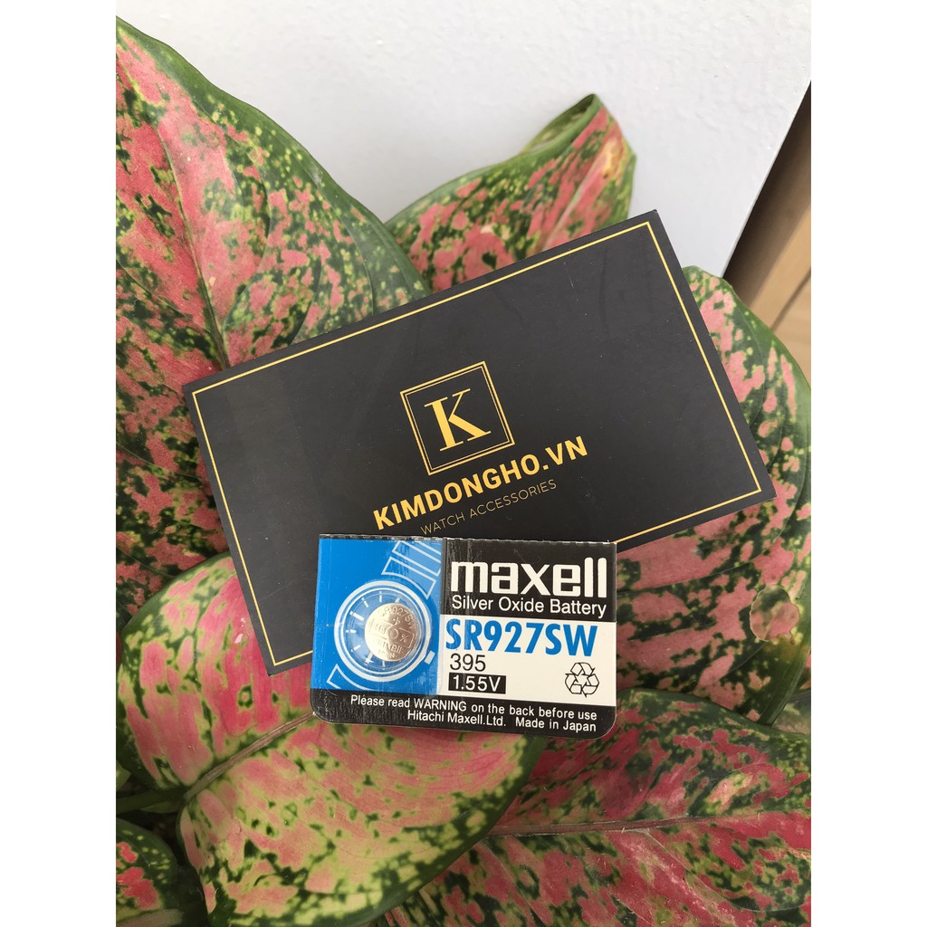 Viên pin đồng hồ Maxell 927 chuyên thay pin đồng hồ đeo tay, điều khiển các loại - SR927SW - 395 vỉ 1 viên