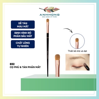 Cọ Phủ & Tán Phấn Mắt Vacosi Small Shadow Brush E02