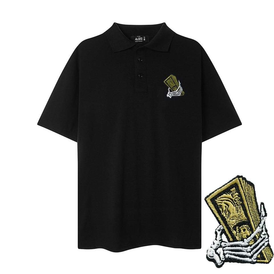 Áo Polo Đẹp MYO Vải Cotton Thêu Money