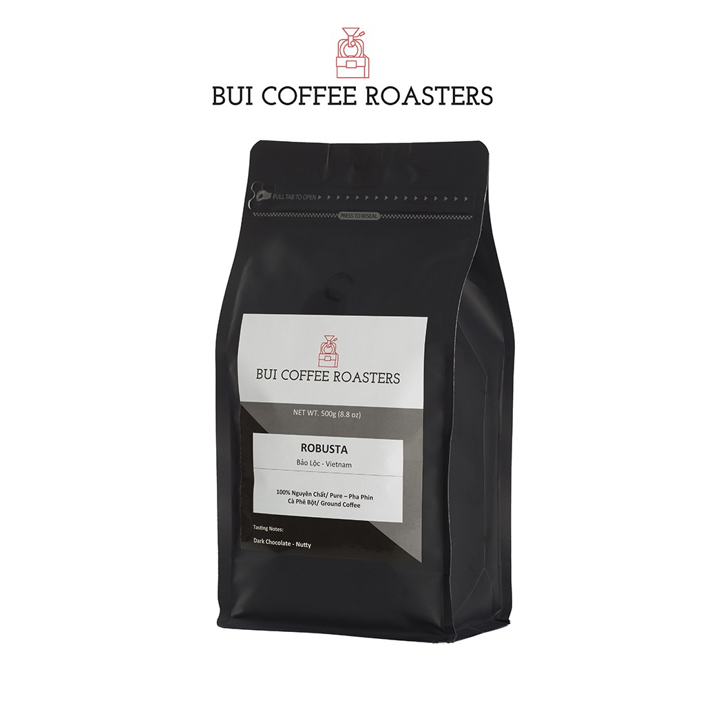 Cà Phê Robusta 500g (Dạng Hạt Hoặc Bột)