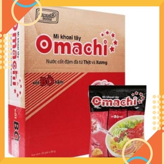 Mì omachi sốt bò hầm /sườn hầm ngũ quả thùng 30 gói x 80g