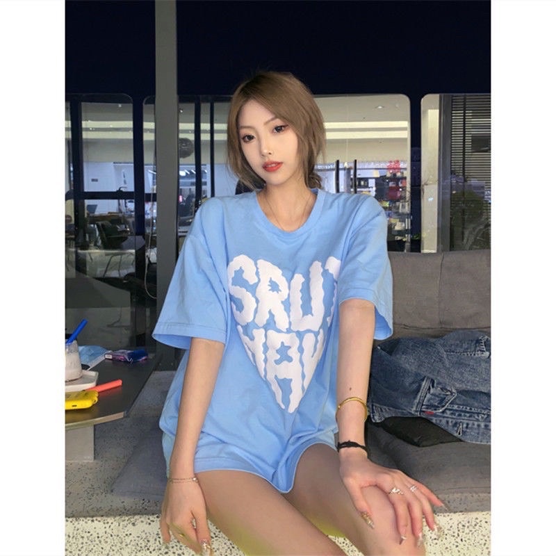 Bộ đồ áo thun nữ JURS HAM dáng unisex kèm quần short đùi sét đồ mặc thể thao năng động from rộng