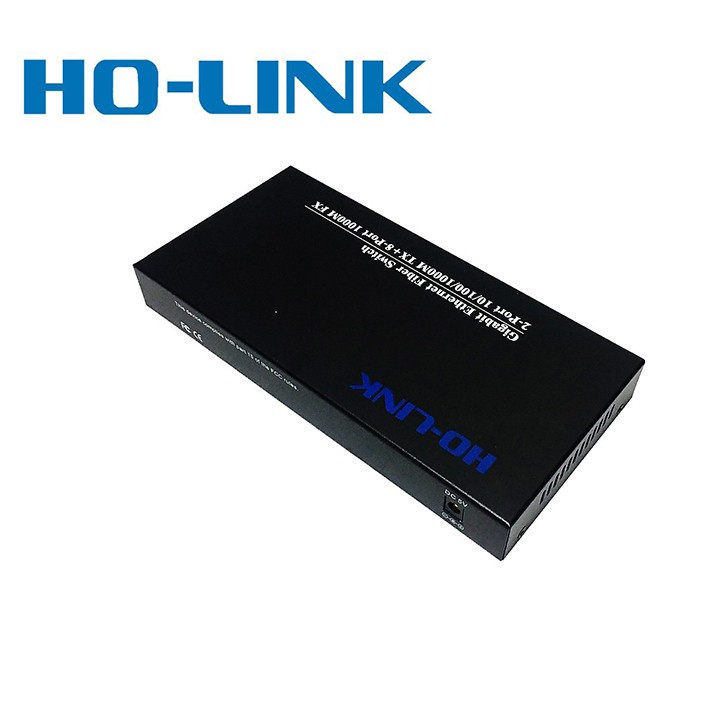 Switch quang 8 port SFP | 2 LAN 10/100/1000M Ho-link HL-8SFP-2E