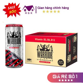 Thùng nước tăng lực Sting Warrior Thái Lan 325ml (24 Lon)