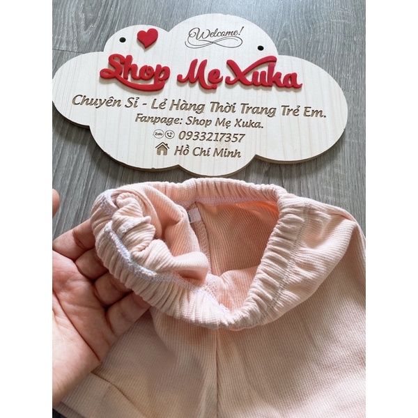 Quần short thun đùi bé trai bé gái