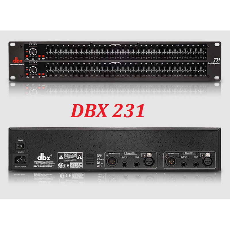 lọc xì equalizer dbx 231 loại 1