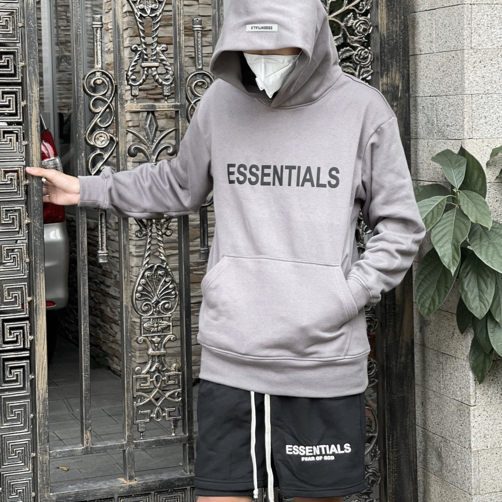 [FREESHIP] Áo Hoodie ESSENTIALS Chữ Nổi hot hit 2021 dành cho cả nam nữ