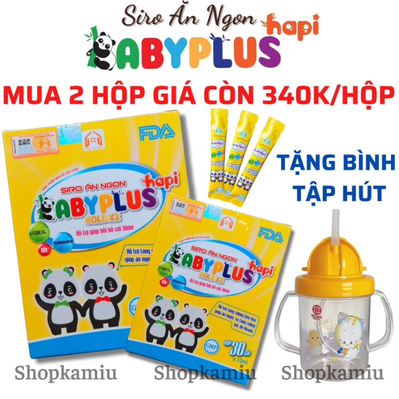 BABYPLUS - Siro Ăn Ngon Baby Plus, Bé Hết Biếng Ăn, Tăng Cân, Tăng Cường Đề Kháng, Hết Táo Bón