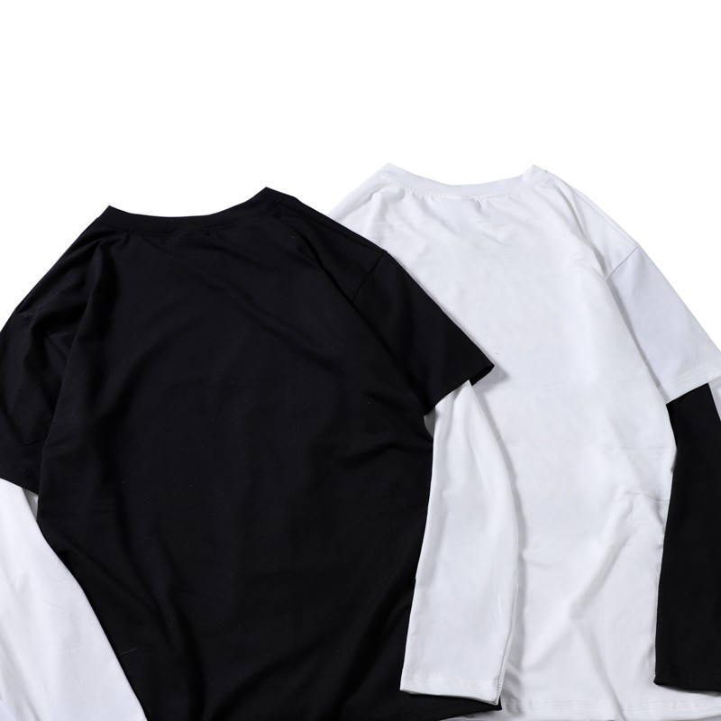 Áo Thun Dài Tay Chất Lượng Dành Cho Cặp Đôi / Size M-5Xl / 100kg | BigBuy360 - bigbuy360.vn