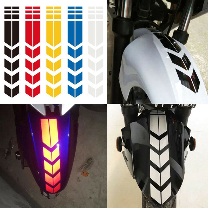 Decal dán phản quang hình mũi tên cho xe máy