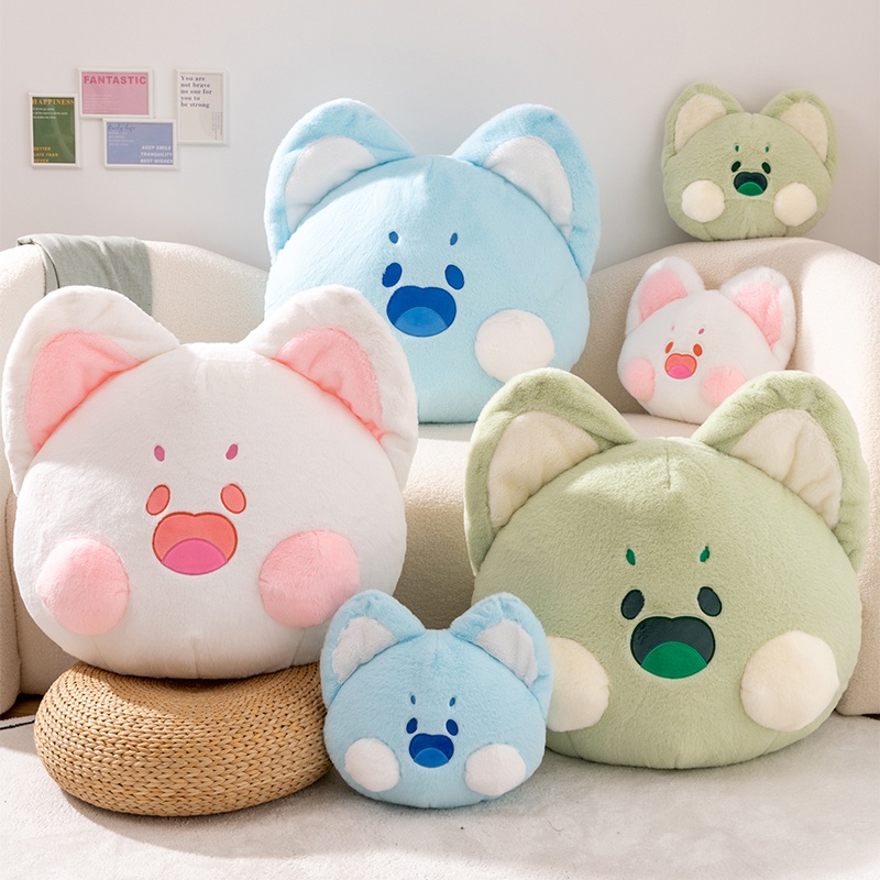 Gối Ôm Nhồi Bông Hình Mèo Dudu Meow Dễ Thương