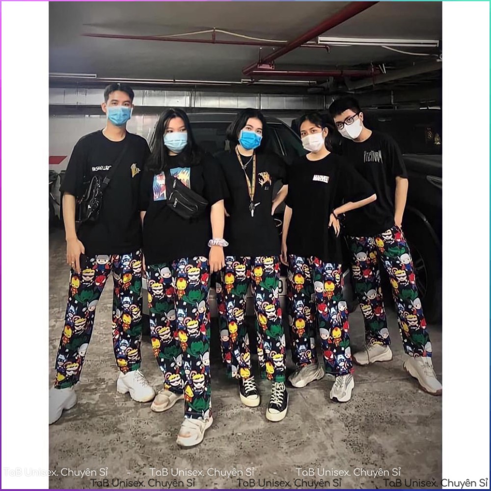 Quần Cartoon Hoạt Hình Ống Rộng [ Cartoon V2 ] | BigBuy360 - bigbuy360.vn