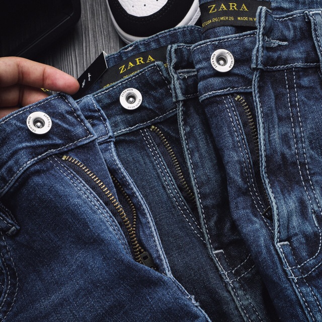 QuầN JEan Nam VNXK màu xanh ống đứng jean co giản slimfit 511