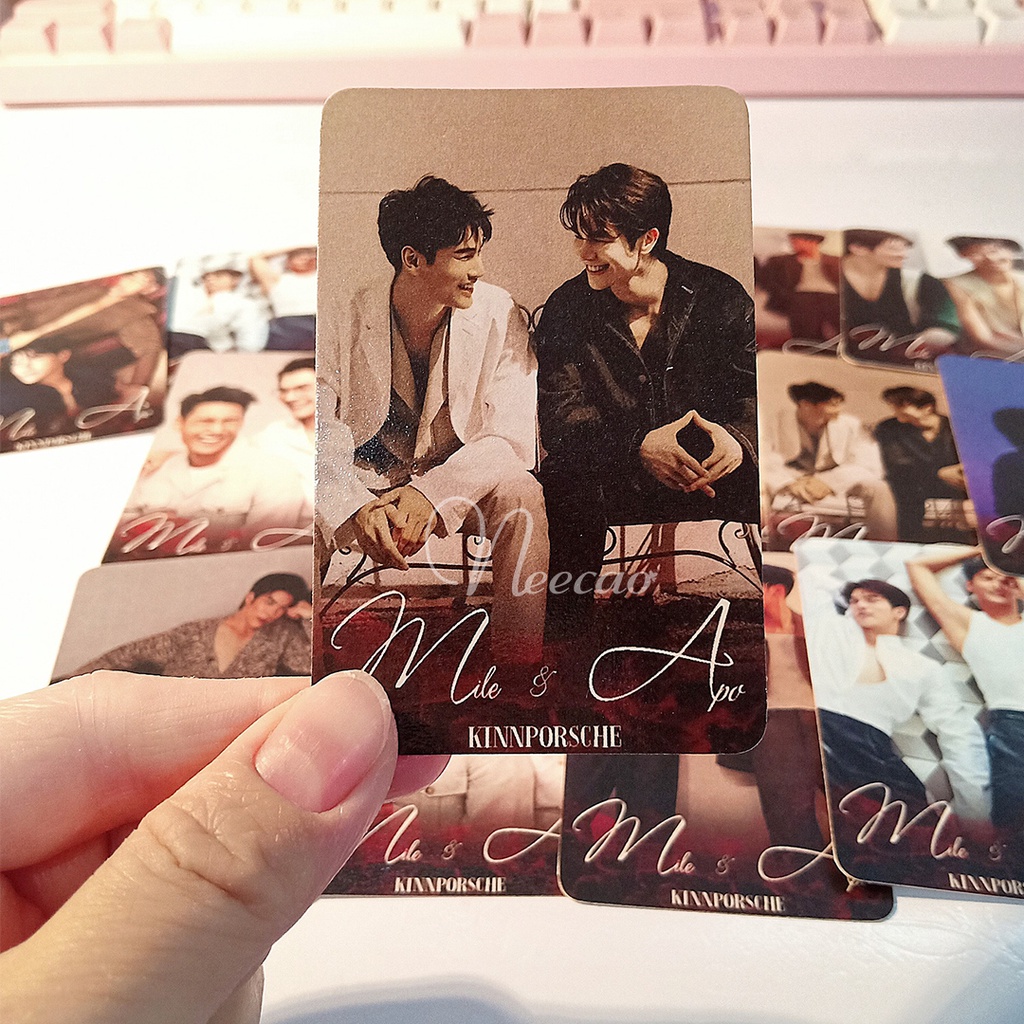 1 Card Bo Góc MILEAPO KINNPORSCHE MILE PHAKPHUM Romsaithong APO NATTAWIN Wattanagitiphat Thẻ Ảnh Designed Unoff Neecao