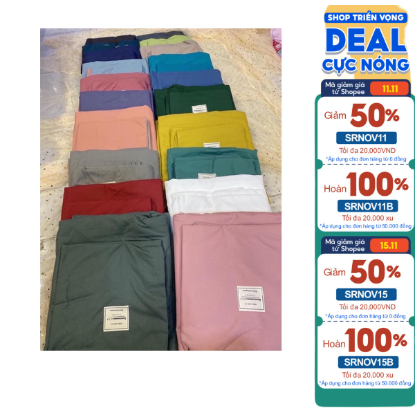 Vỏ Gối Ôm KT 35x100cm Vỏ Gối Dài Cùng Màu Với Bộ Chăn Ga