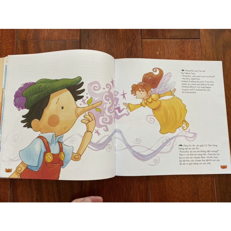 Truyện cổ tích song ngữ -Chú bé người gỗ Pinocchio