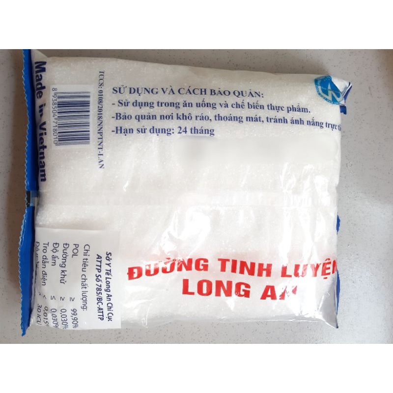 Đường tinh luyện Long An gói 1kg